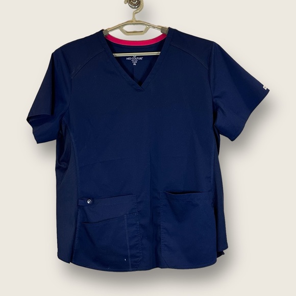 Med Couture Tops Med Couture Blue Scrubs Poshmark